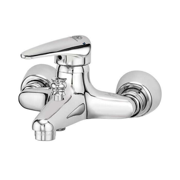 شیر حمام قهرمان مدل ایتالیایی رویال - کروم