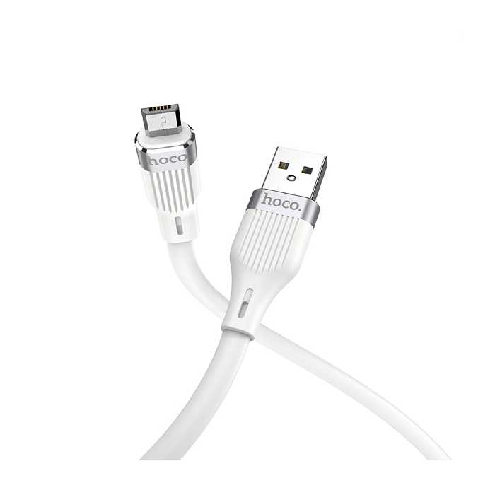 کابل تبدیل  USB به MICROUSB هوکو مدل  U72 Silicone  طول 1.2 متر