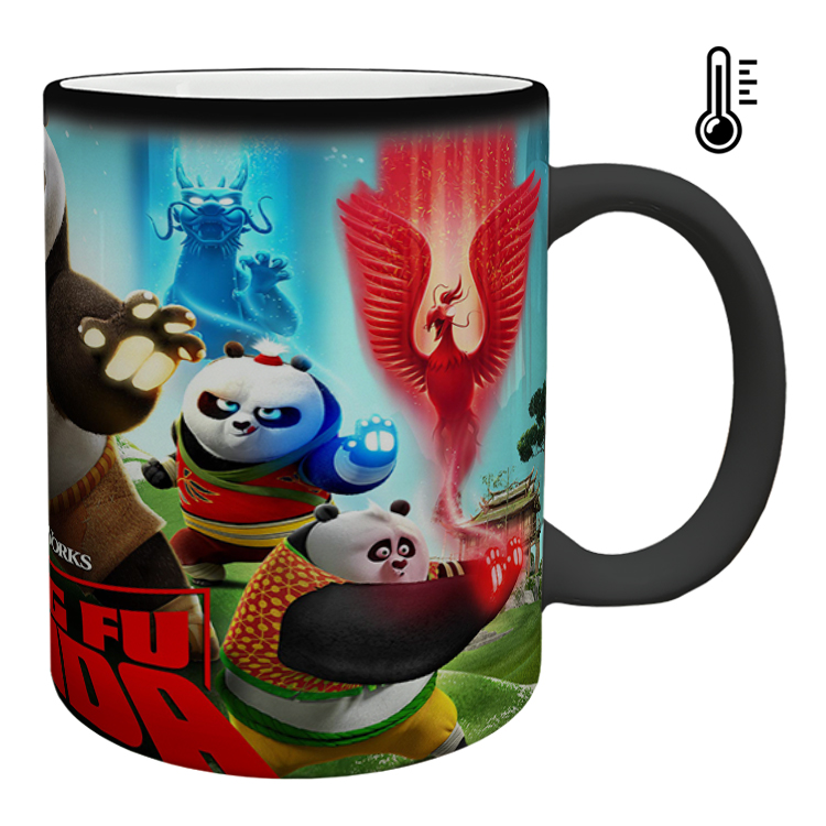 ماگ حرارتی مدل پاندا کونگ فو کار کد 27