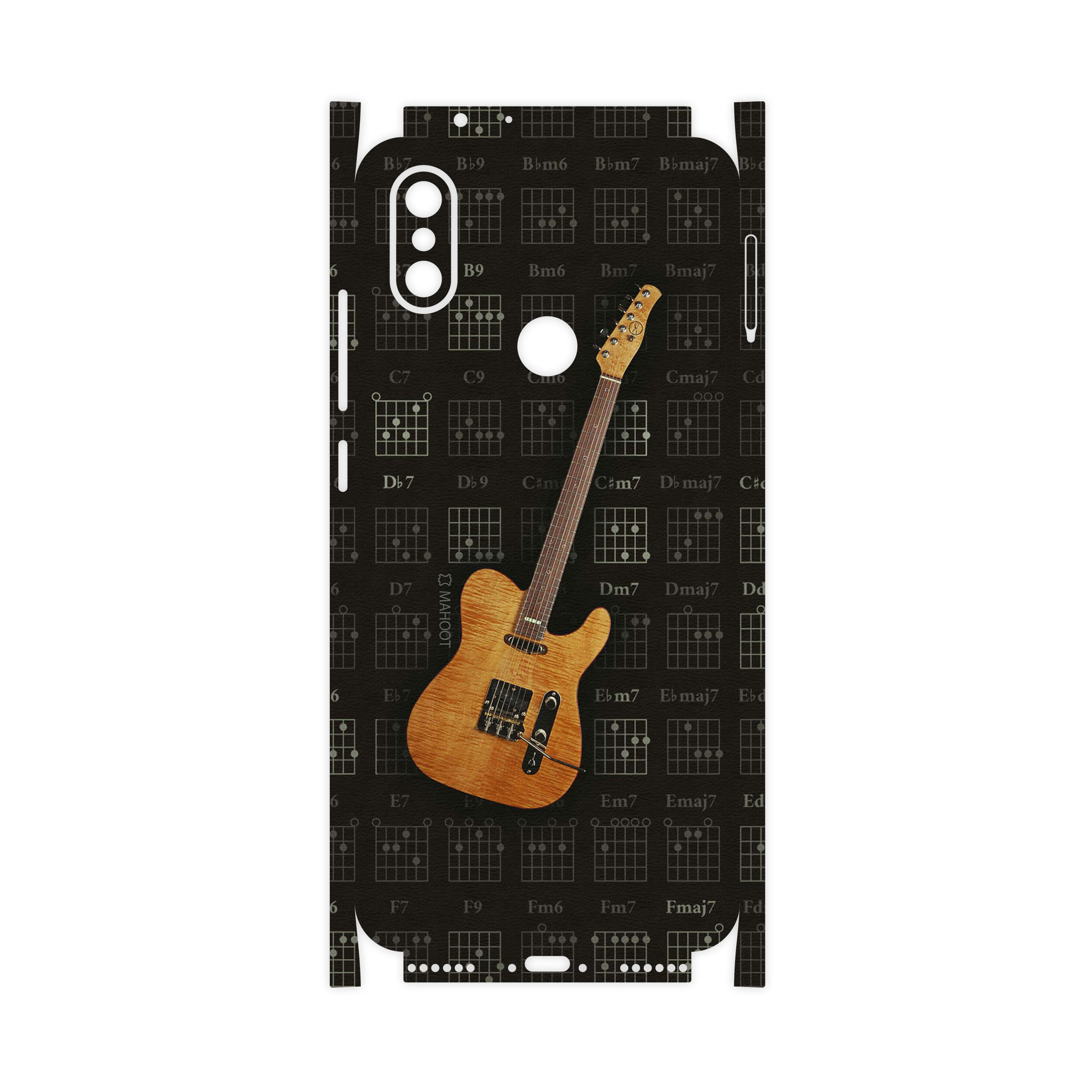 برچسب پوششی ماهوت مدل Guitar-Instrument-FullSkin مناسب برای گوشی موبایل شیائومی Mi 6X