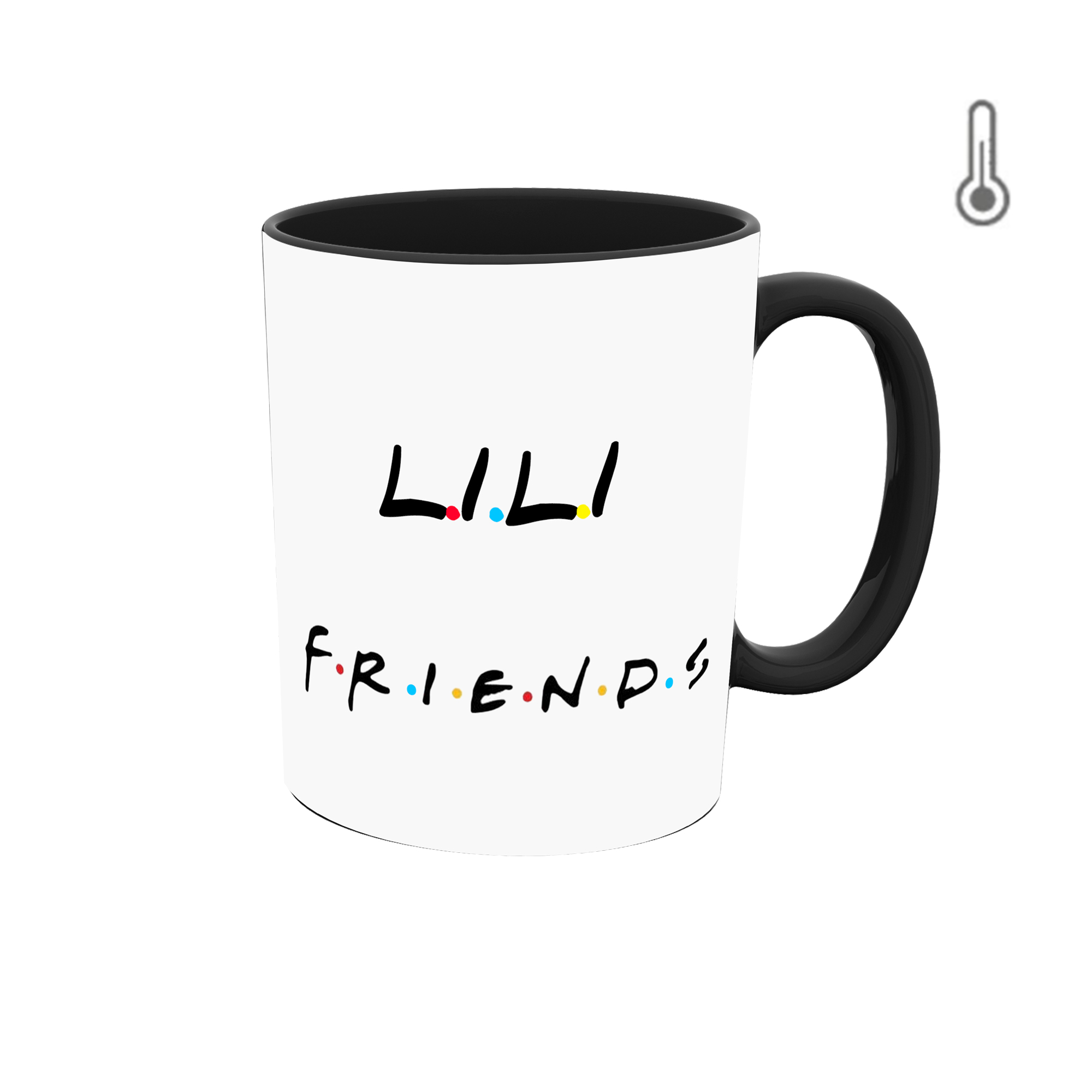 ماگ حرارتی طرح اسم لیلی مدل Friends