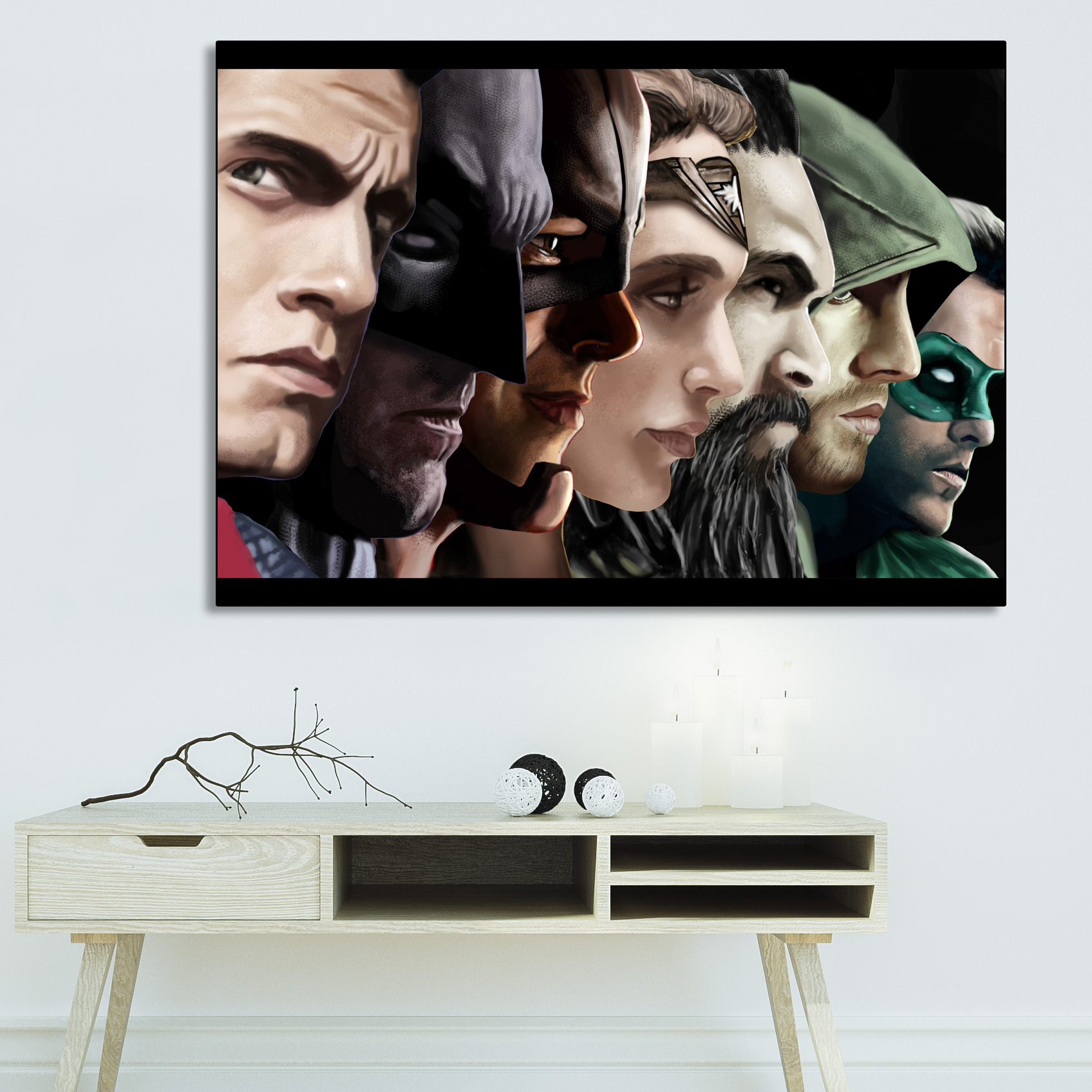 تابلو شاسی گالری استاربوی طرح لیگ عدالت مدل 07 DC