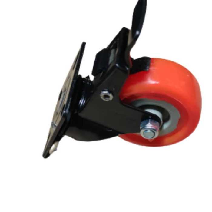 چرخ کفی‌دار مدل ترمز دار کد CHKT04 مجموعه 4 عددی