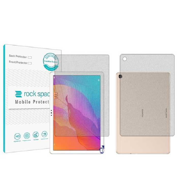 گلس صفحه نمایش و پشت تبلت هوآوی MatePad T 10s مدل نانو هیدروژل مات برند راک اسپیس کد LL