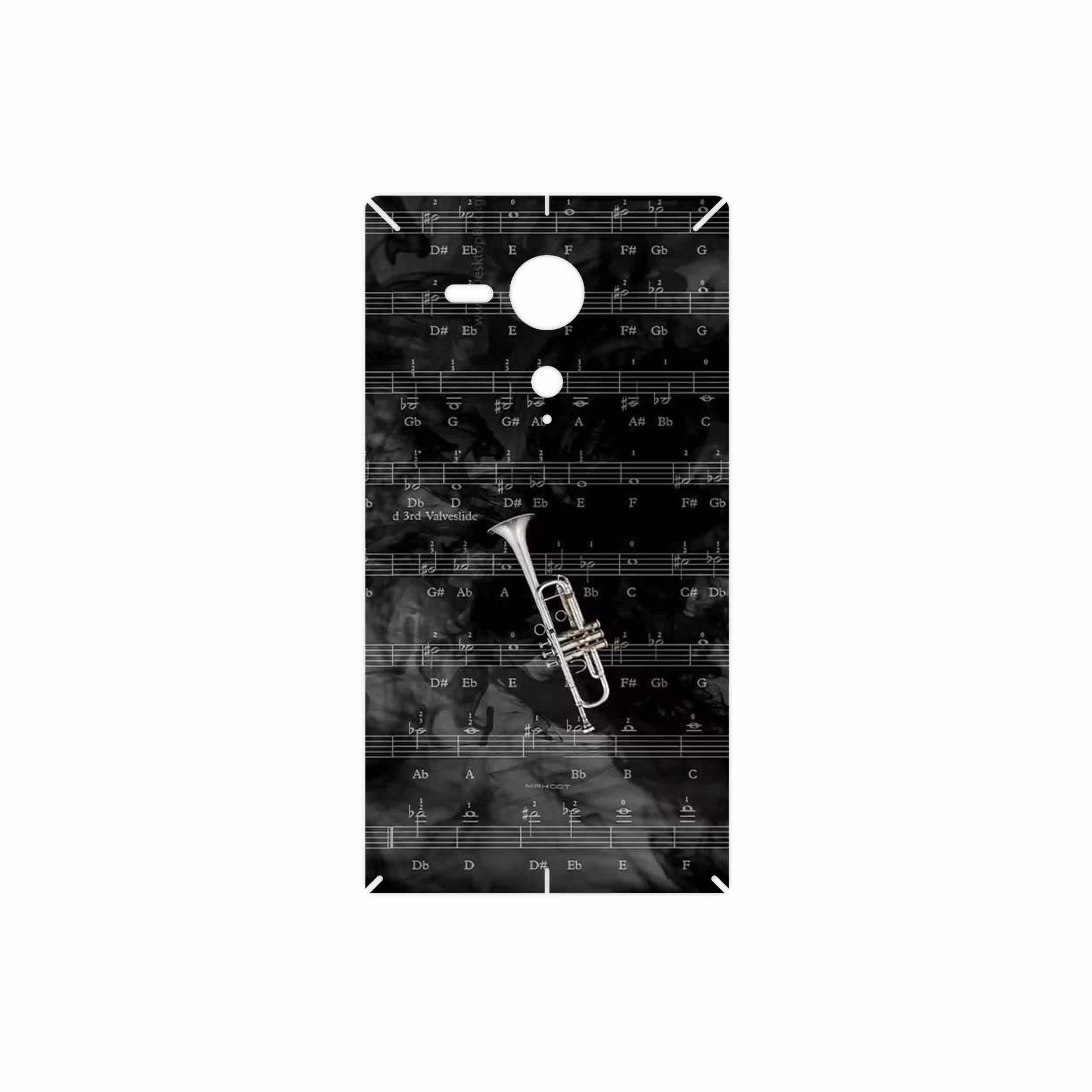 برچسب پوششی ماهوت مدل Trumpet مناسب برای گوشی موبایل سونی Xperia SP