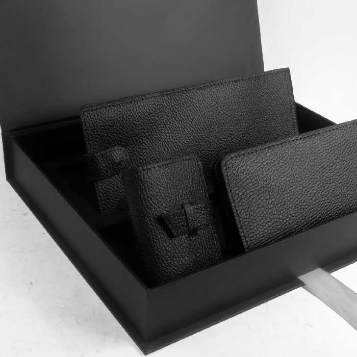 ست هدیه چرم عطارد مدل  چرم طبیعی کد A44