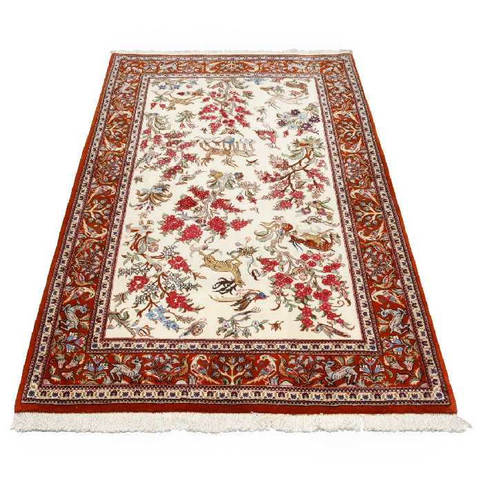 فرش دستباف ذرع و نیم سی پرشیا کد 183074