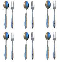 سرویس قاشق و چنگال 12 پارچه مدل mhdn 