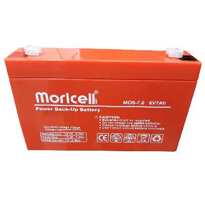 باتری 6 ولت 7 آمپر موریسل مدل67