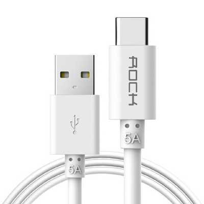 کابل تبدیل USB به USB-C راک مدل RCB0543 طول 1.5 متر  بسته 2 عددی 
