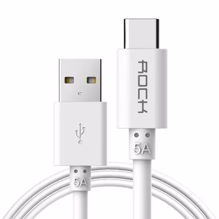 کابل تبدیل USB به USB-C راک مدل RCB0543 طول 1.5 متر  بسته 2 عددی 