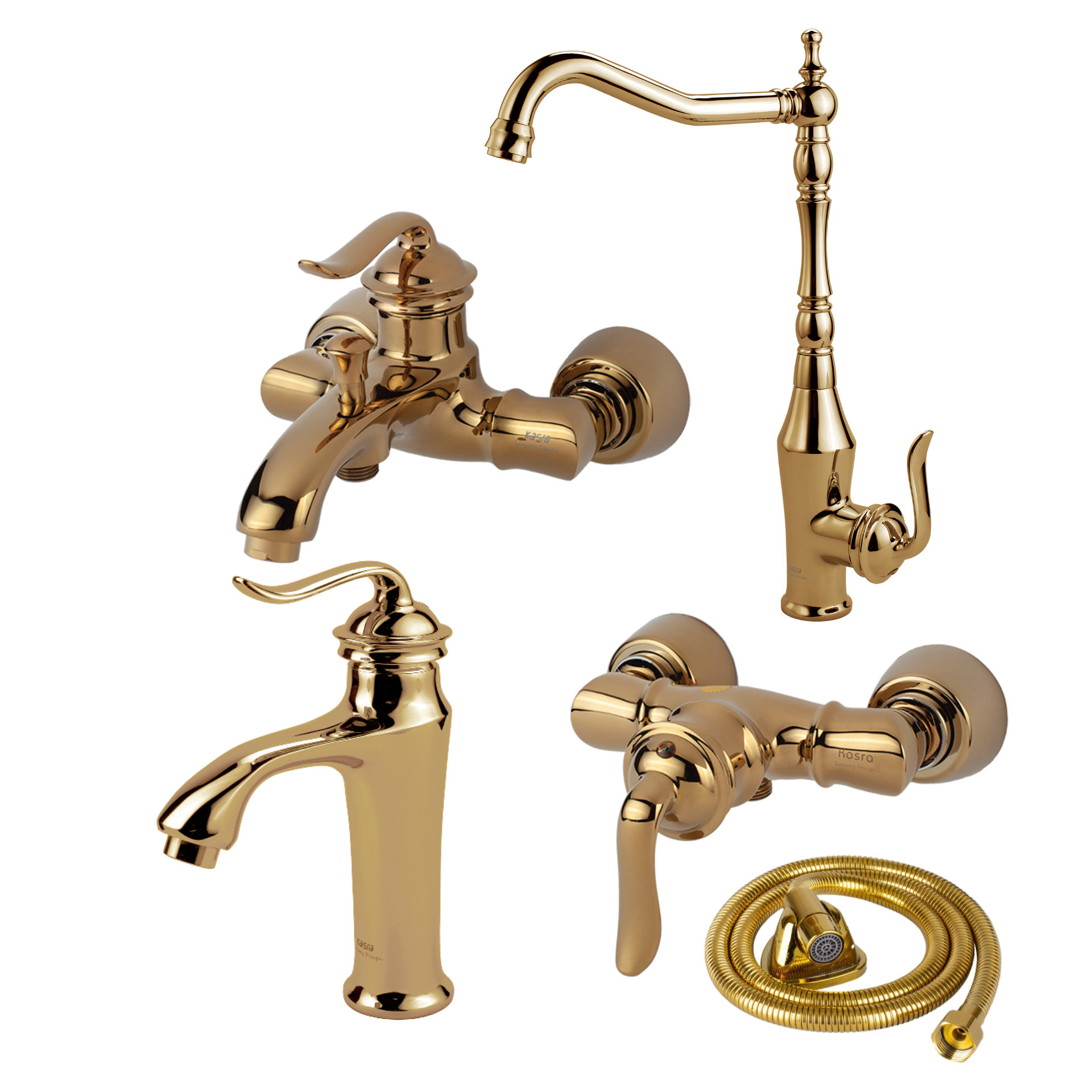 ست شیرآلات کسری مدل دانوب مجموعه 5 عددی