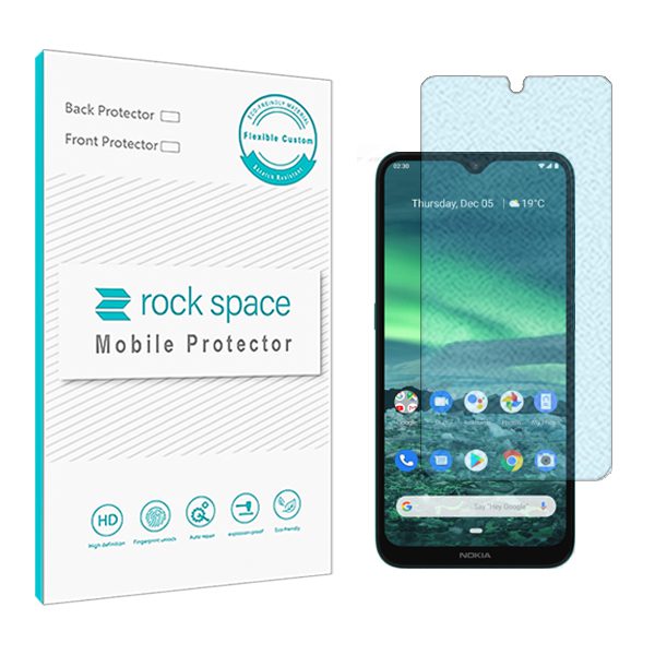 گلس نوکیا 2.3 مدل نانو هیدروژل مات آنتی بلو برند راک اسپیس کد S