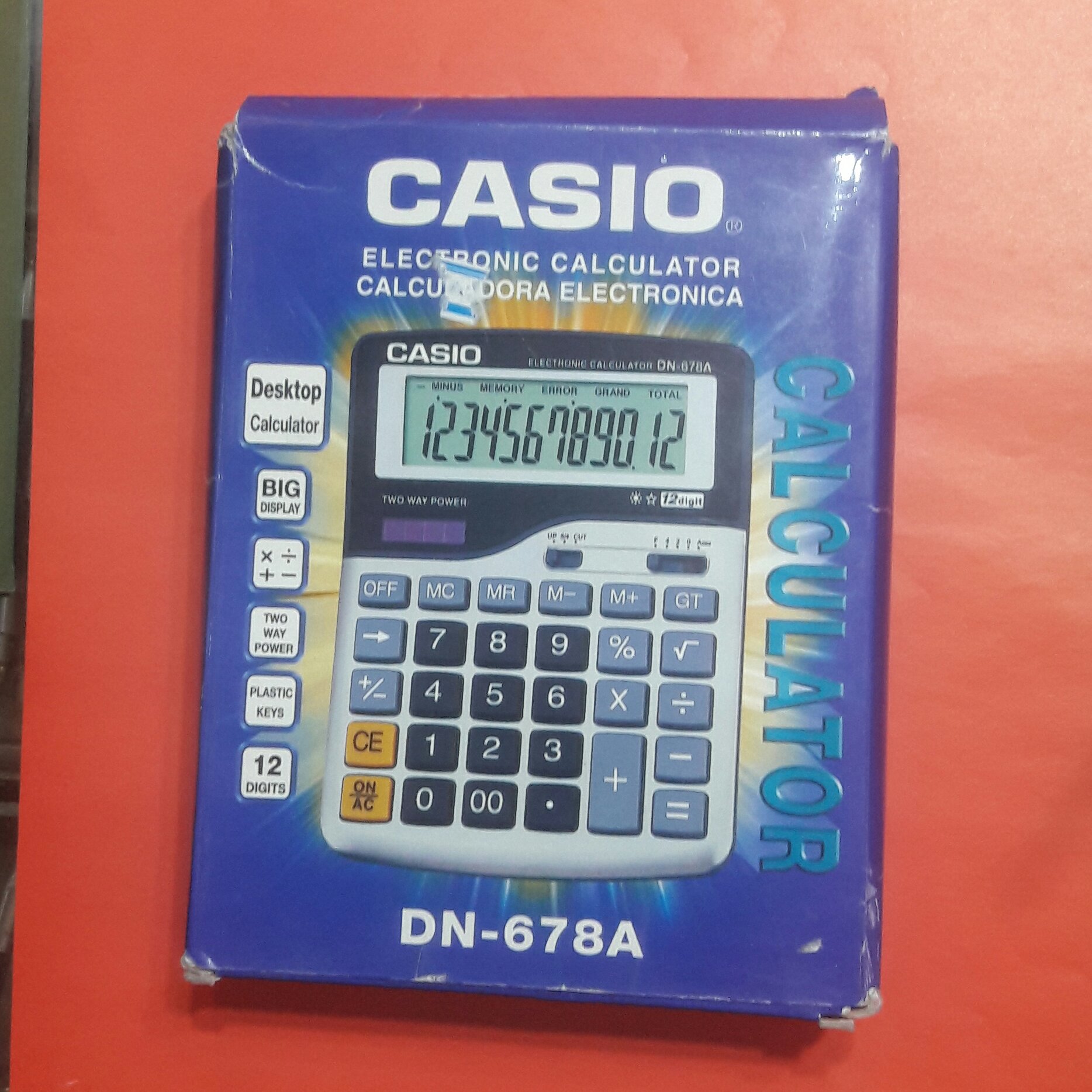ماشین حساب کاسیو (12رقم) DN678 خیام شمالی نوشت افزار پاکزادی