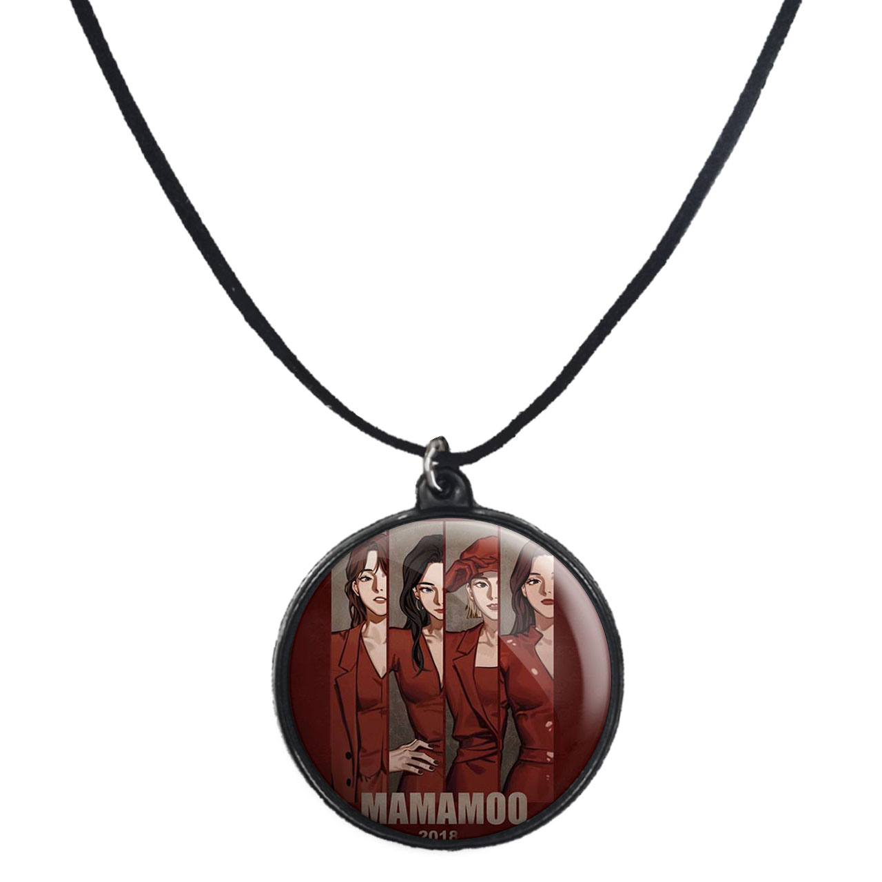 گردنبند پرمانه طرح mamamoo کد pmb.13415 مدل دو طرفه