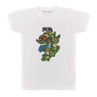 تی شرت  آستین کوتاه بچگانه پرمانه طرح لاکپشت های نینجا کد pmt.6637