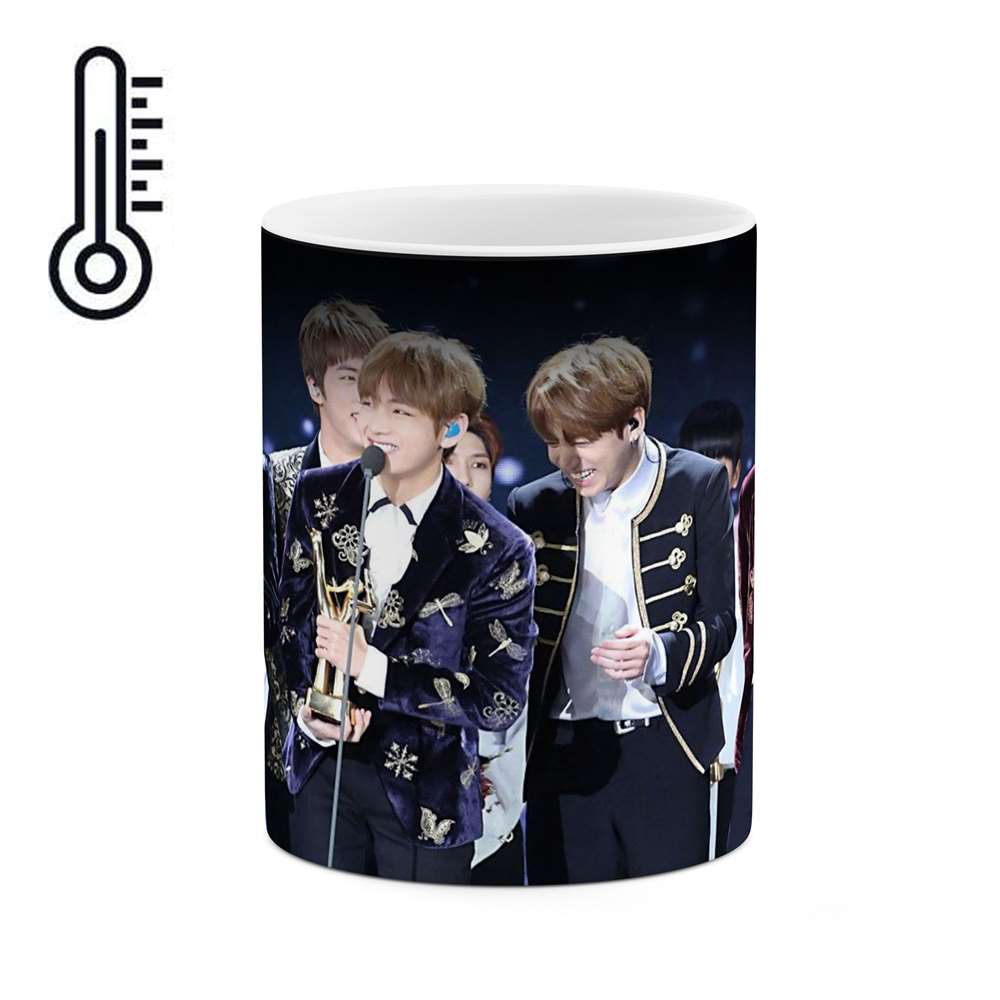 ماگ حرارتی طرح گروه موسیقی کره ای - کی پاپ -Kpop مدل mgph14355