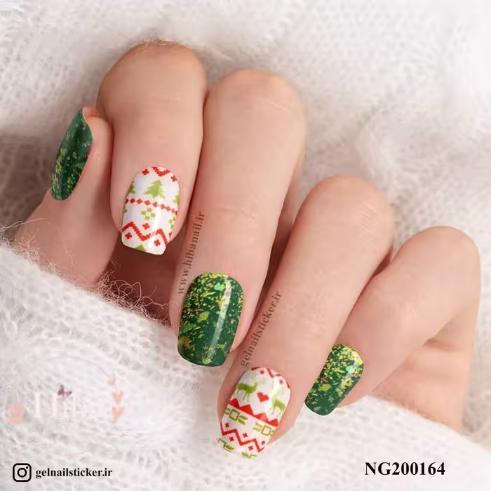 استیکر ژله ای کاشت ناخن (نیل رپ)_کد NG200164
