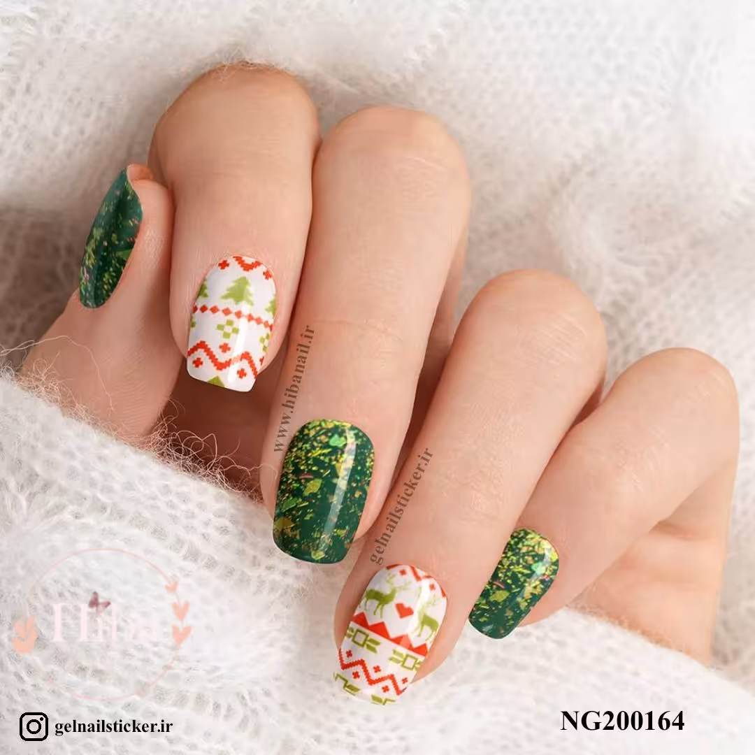 استیکر ژله ای کاشت ناخن (نیل رپ)_کد NG200164
