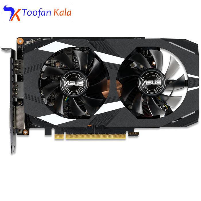 کارت گرافیک ایسوس مدل DUAL GTX 1660 Ti O6G
