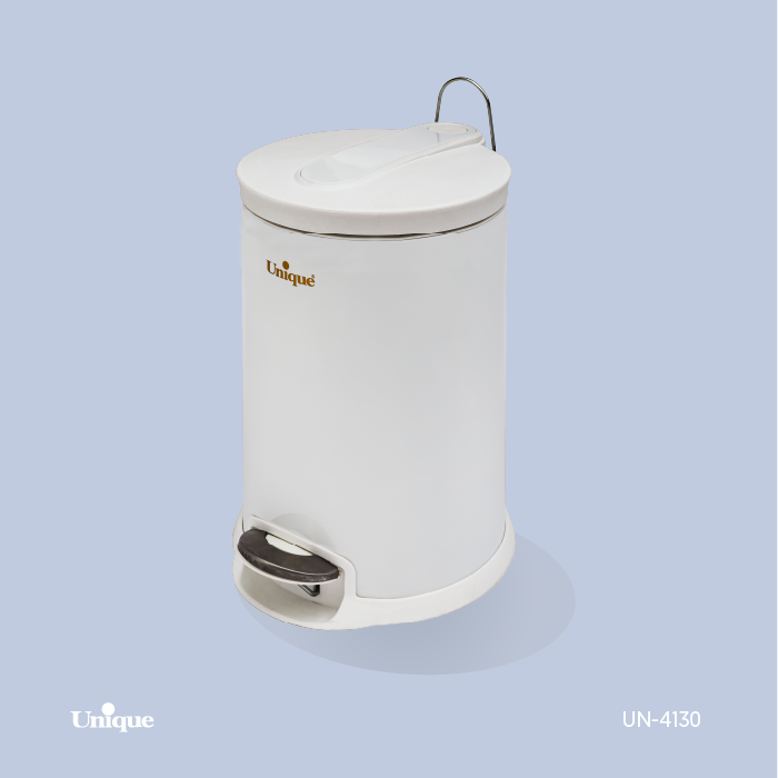 سطل زباله 16 لیتر سفید یونیک کد محصول: UN-4130