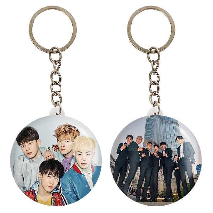 جاکلیدی خندالو مدل گروه EXO کد 1363813641 مجموعه 2 عددی