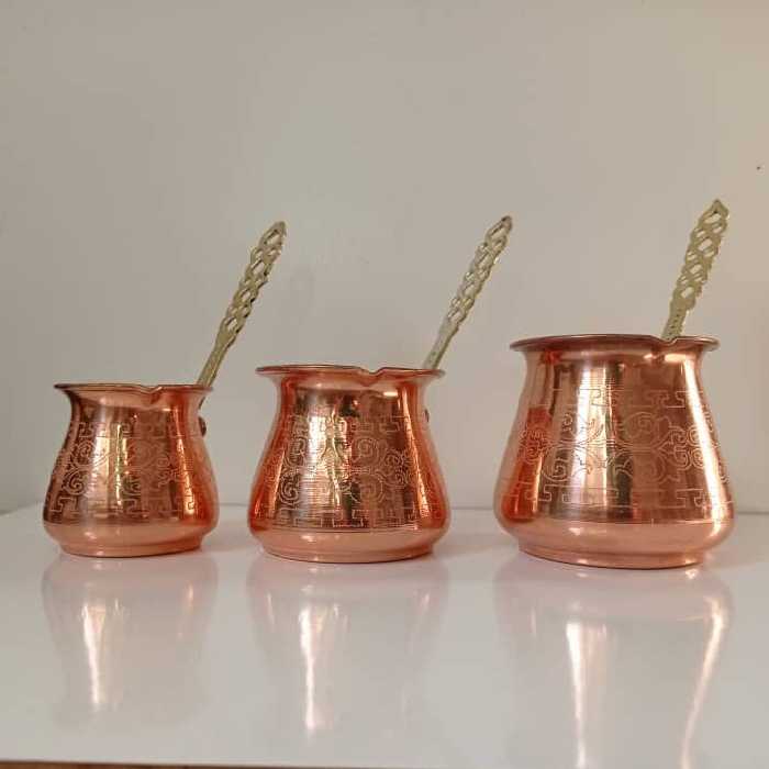 ست سه عددی قهوه جوش یا شیر جوش طرحدار نانو شده