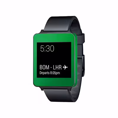برچسب ماهوت طرح Matte Green مناسب برای ساعت هوشمند ال جی G Watch