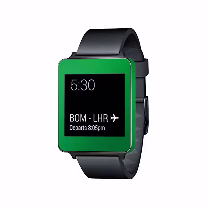 برچسب ماهوت طرح Matte Green مناسب برای ساعت هوشمند ال جی G Watch