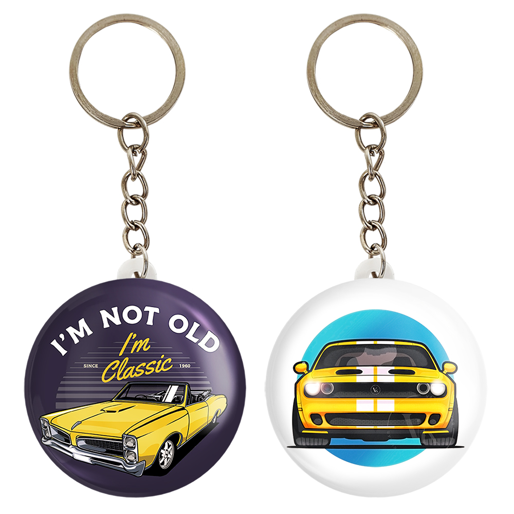 جاکلیدی خندالو مدل ماشین کلاسیک کد 1034910356 مجموعه 2 عددی