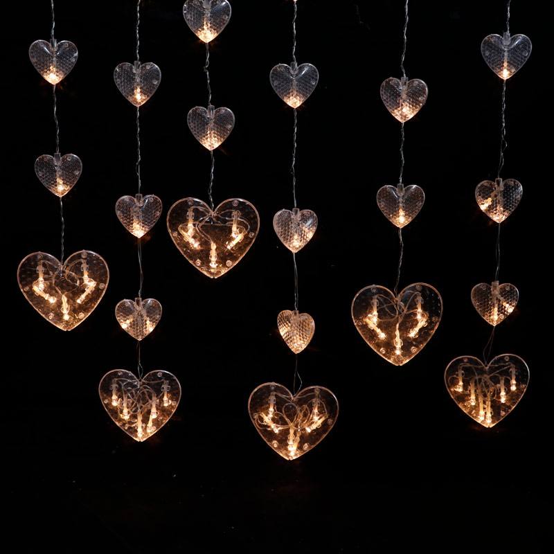 ریسه طرح قلب آفتابی 3٫9 متری