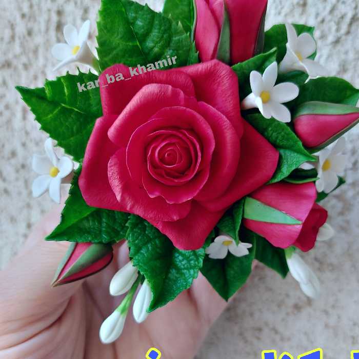 گل کنار سینی چایی