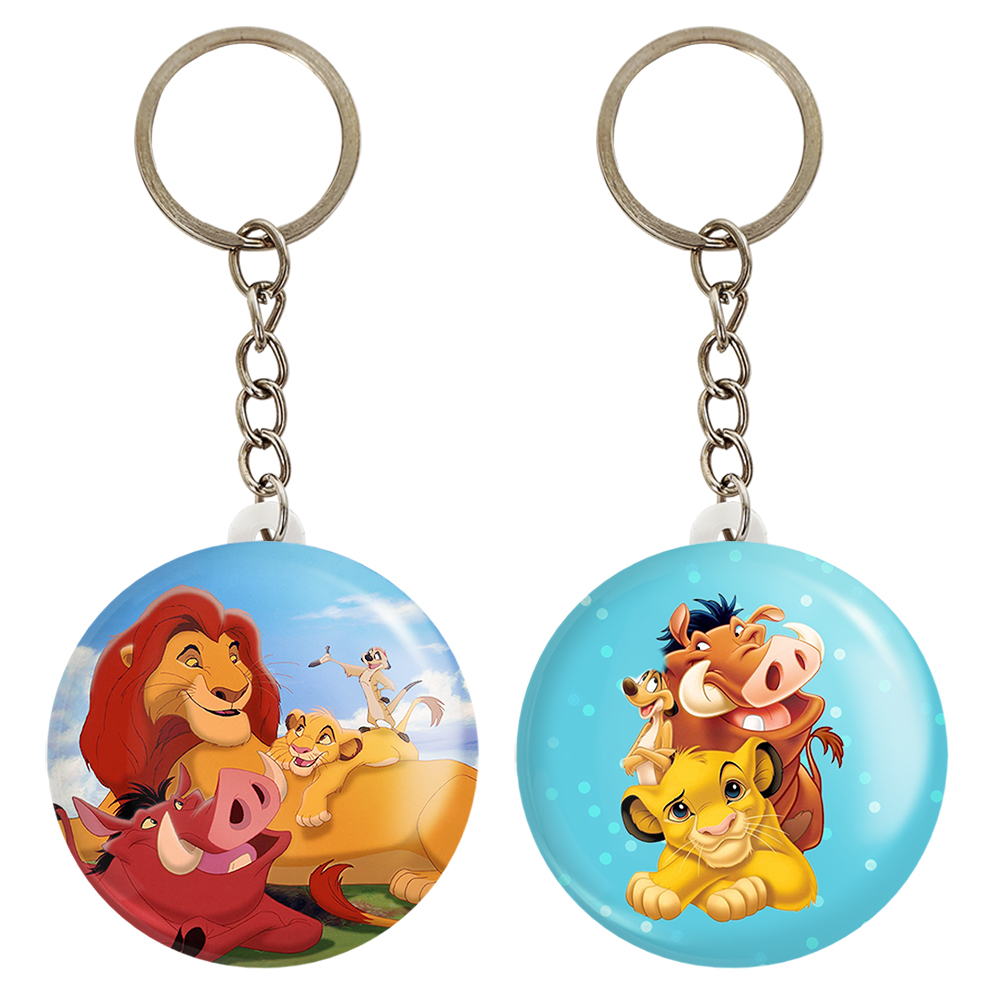 جاکلیدی خندالو مدل شیرشاه Lion King کد 1070010698 مجموعه 2 عددی