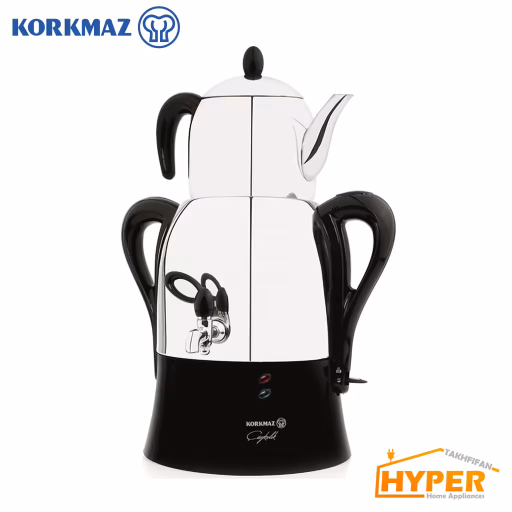 سماور برقی کرکماز Kolik کد 341 مشکی، بنفش، صورتی
