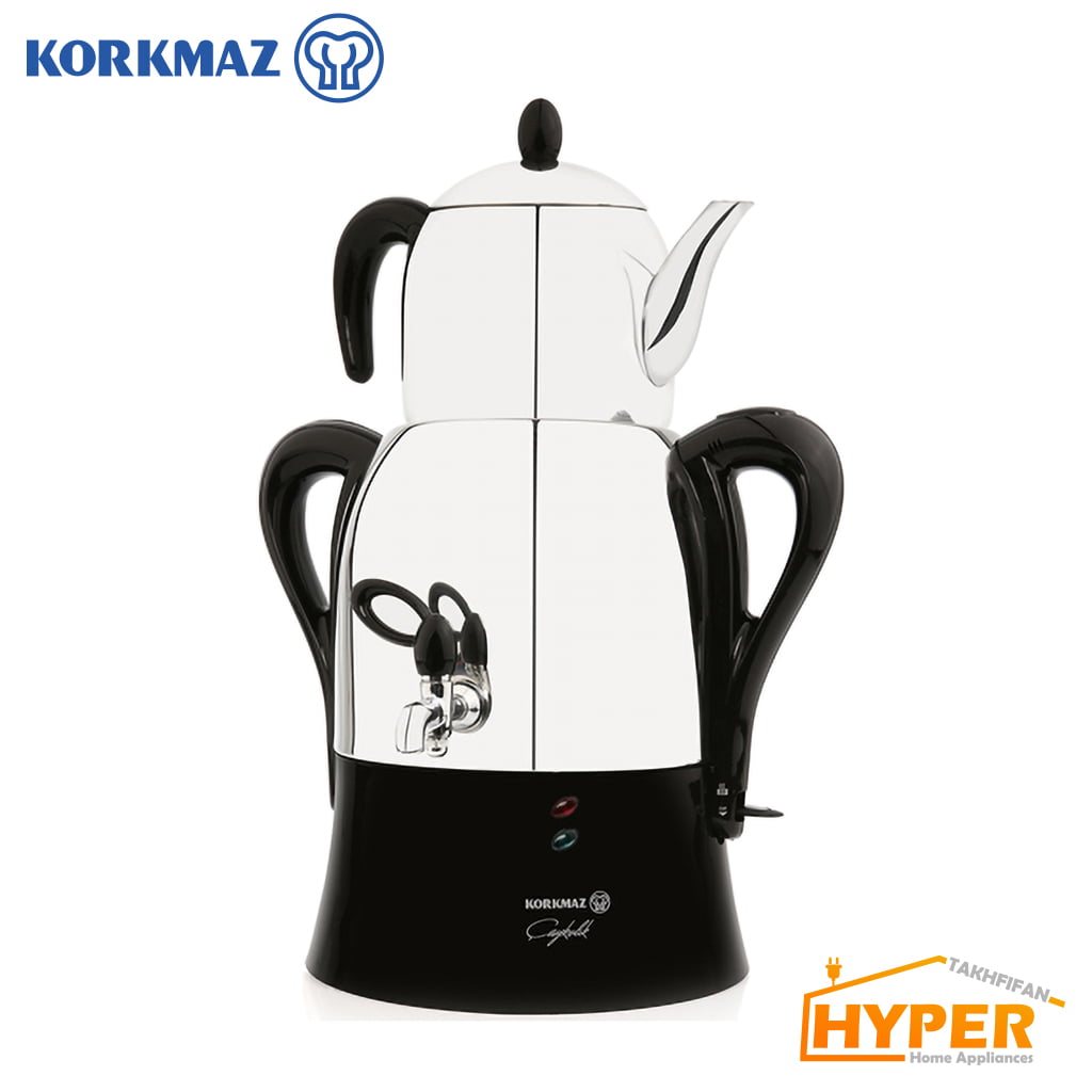 سماور برقی کرکماز Kolik کد 341 مشکی، بنفش، صورتی