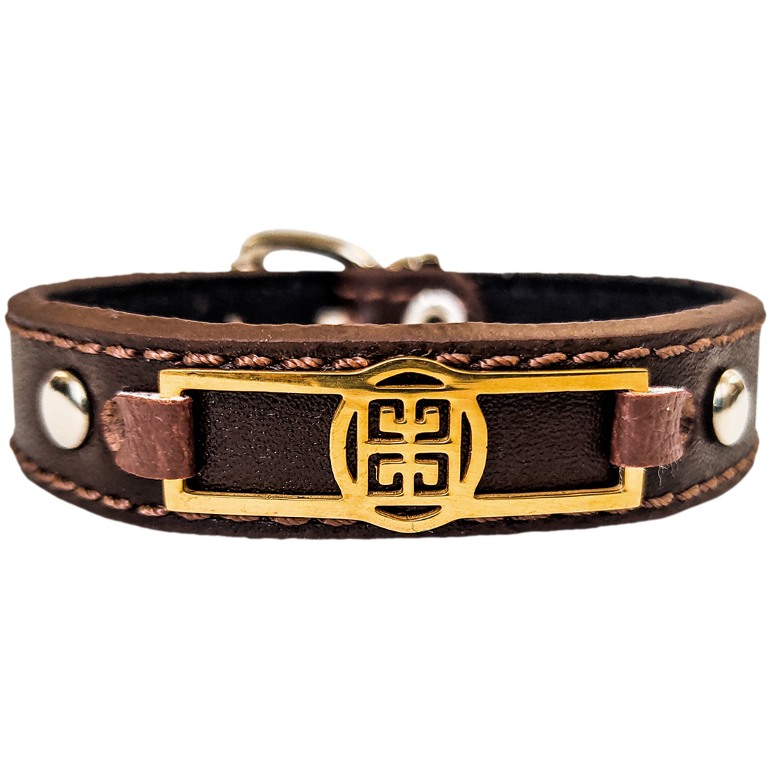  دستبند چرم وارک مدل رایا کد rb387