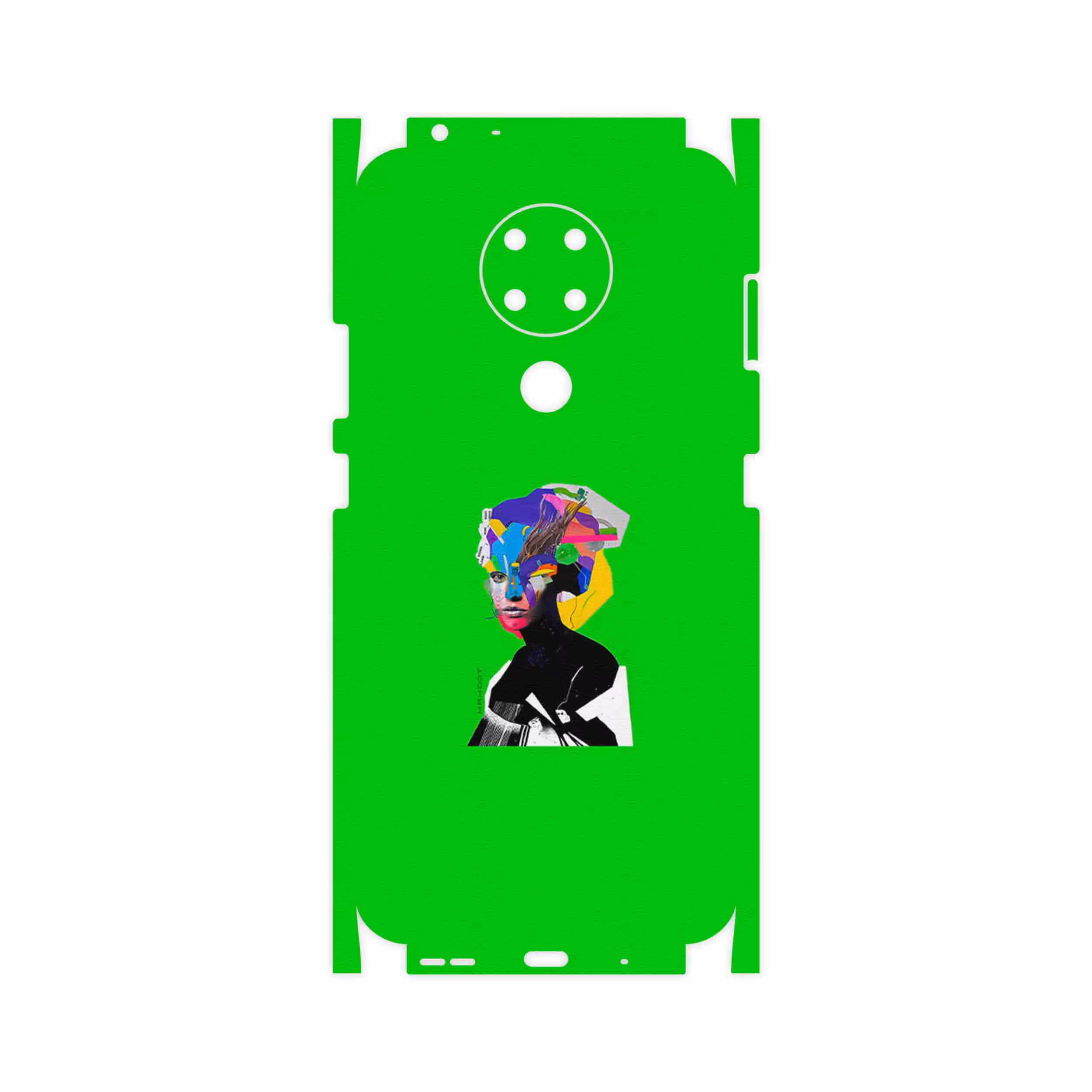 برچسب پوششی ماهوت مدل Collage of Women Portrait 3-FullSkin مناسب برای گوشی موبایل نوکیا 3.4