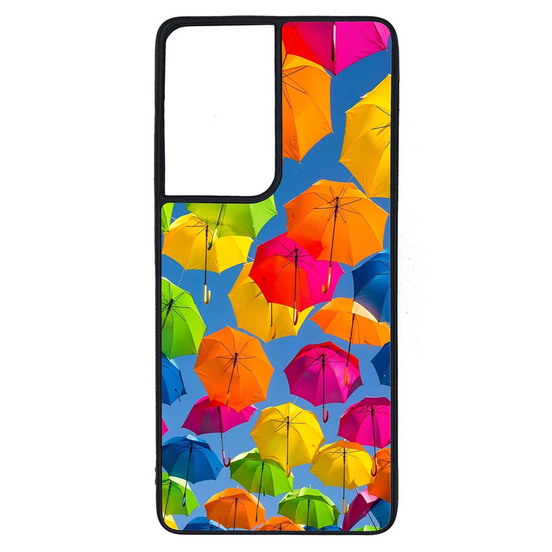 کاور طرح چترهای رنگی کد G-165 مناسب برای گوشی موبایل سامسونگ Galaxy S21 Ultra | دیجی قاب دونی