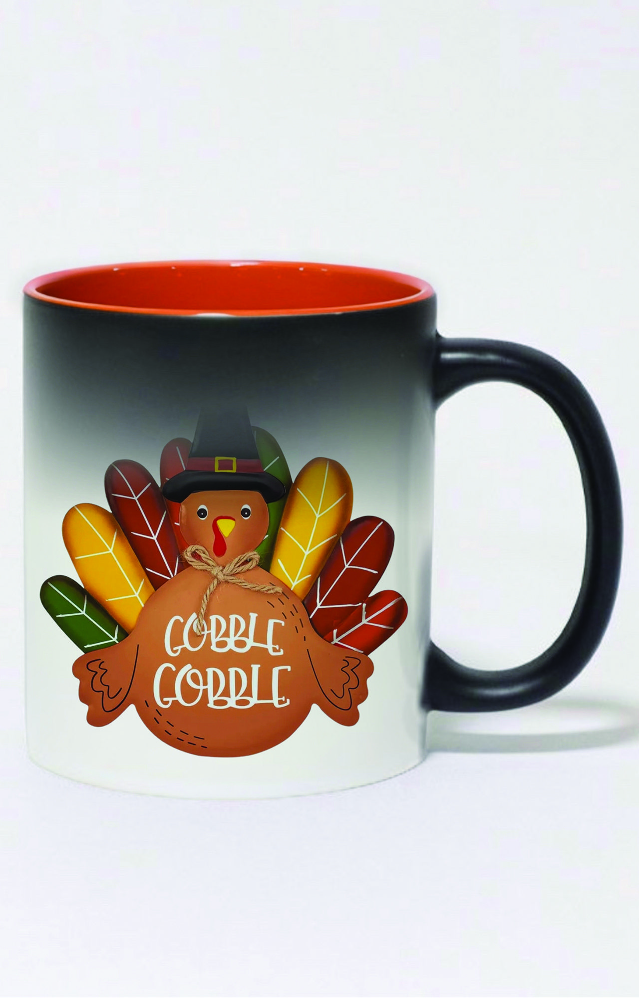 ماگ حرارتی داخل رنگی طرح gobble کد 3146