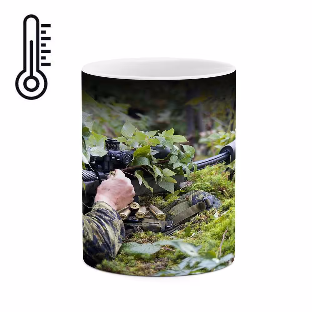 ماگ حرارتی کاکتی طرح تک تیرانداز مدل mgh15722