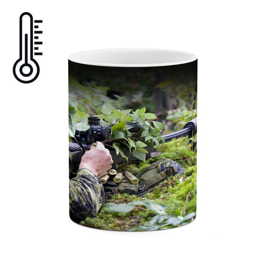 ماگ حرارتی کاکتی طرح تک تیرانداز مدل mgh15722