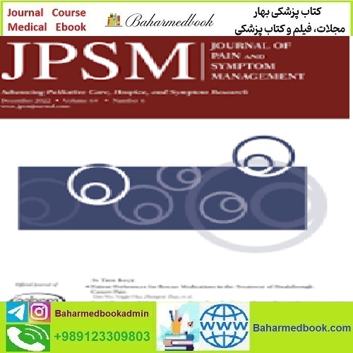 Journal of Pain and Symptom Management Volume 64 Issue 1 to