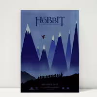 تابلو شاسی گلاک طرح هابیت The Hobbit کد FMO125 | دنیای قاب
