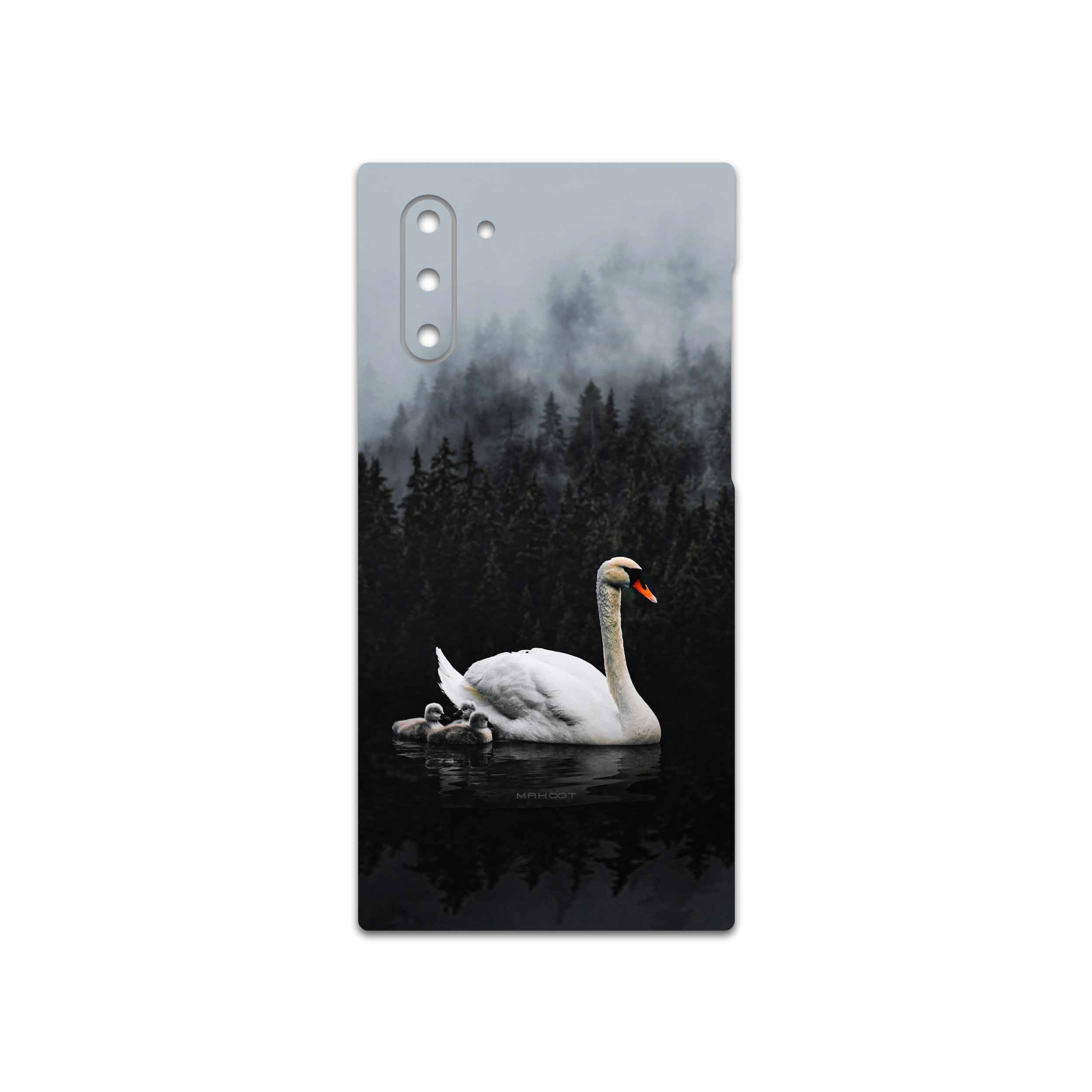 برچسب پوششی ماهوت مدل Swan Lake مناسب برای گوشی موبایل سامسونگ Galaxy Note 10
