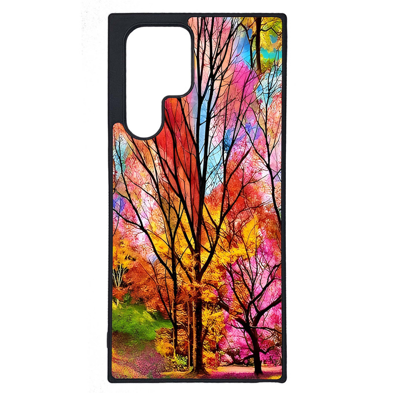 کاور طرح منظره کد G-022 مناسب برای گوشی موبایل سامسونگ Galaxy S22 Ultra | دیجی قاب دونی