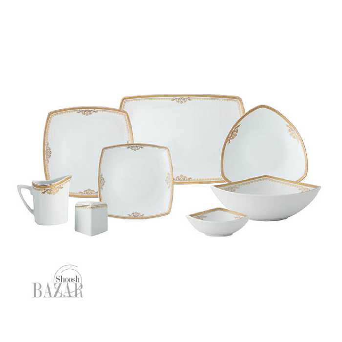 سرویس 105 پارچه چینی پردیس طرح شاینا 12 نفره