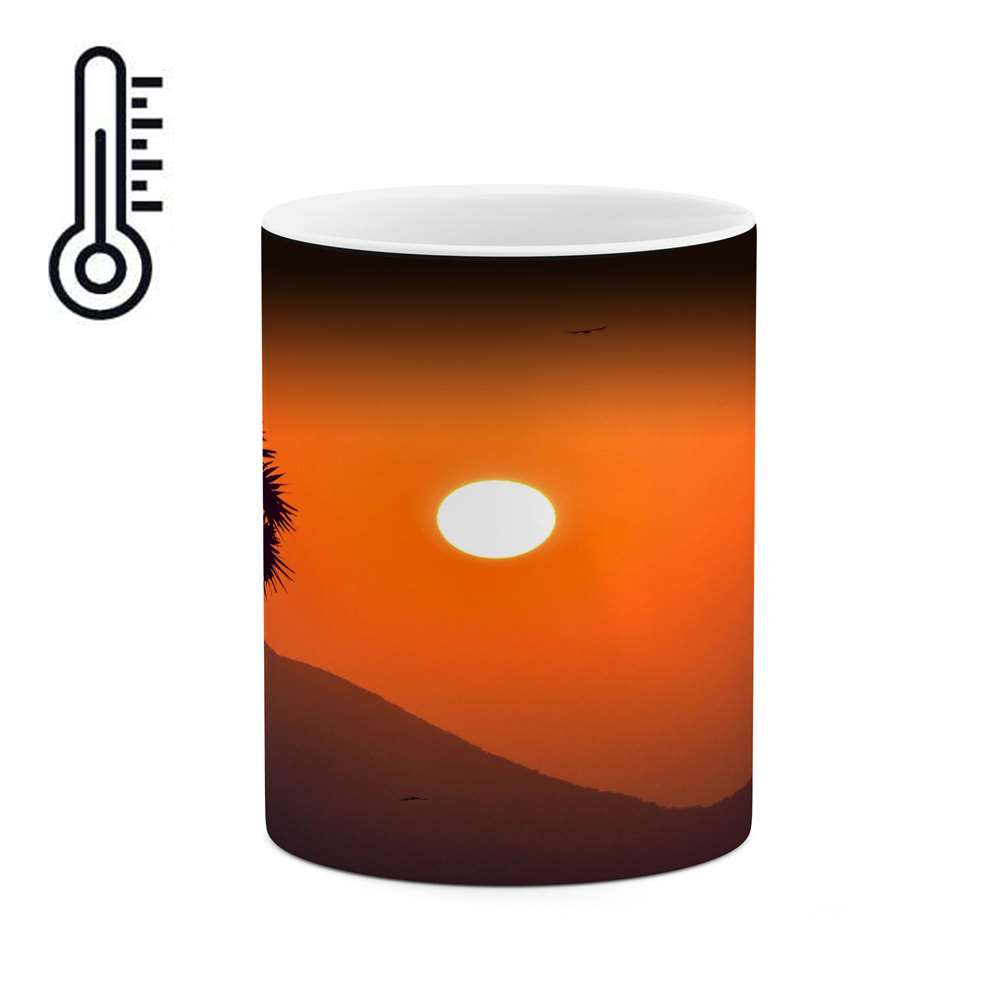 ماگ حرارتی کاکتی طرح منظره مدل mgh17398