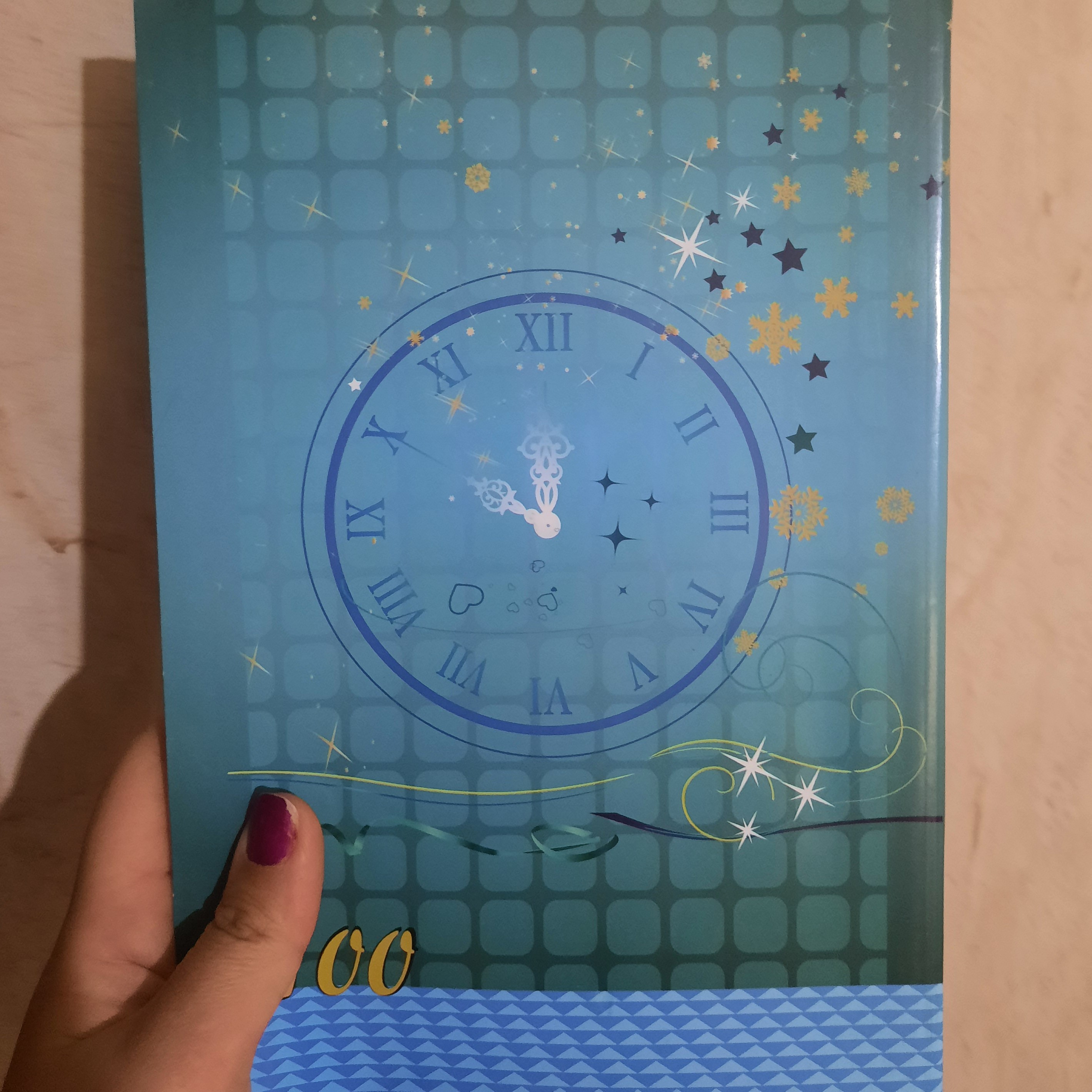 دفتر 100 برگ منگنه ای طرح ساعت