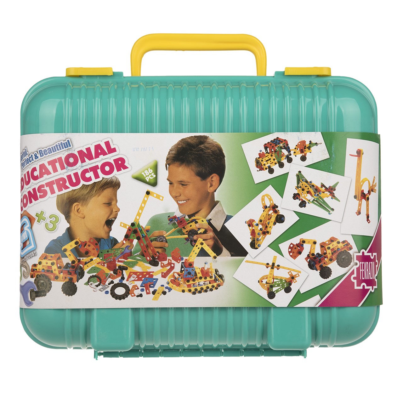 ساختنی فکر آذین مدل هزار سازه باکس 186 قطعه‌ای