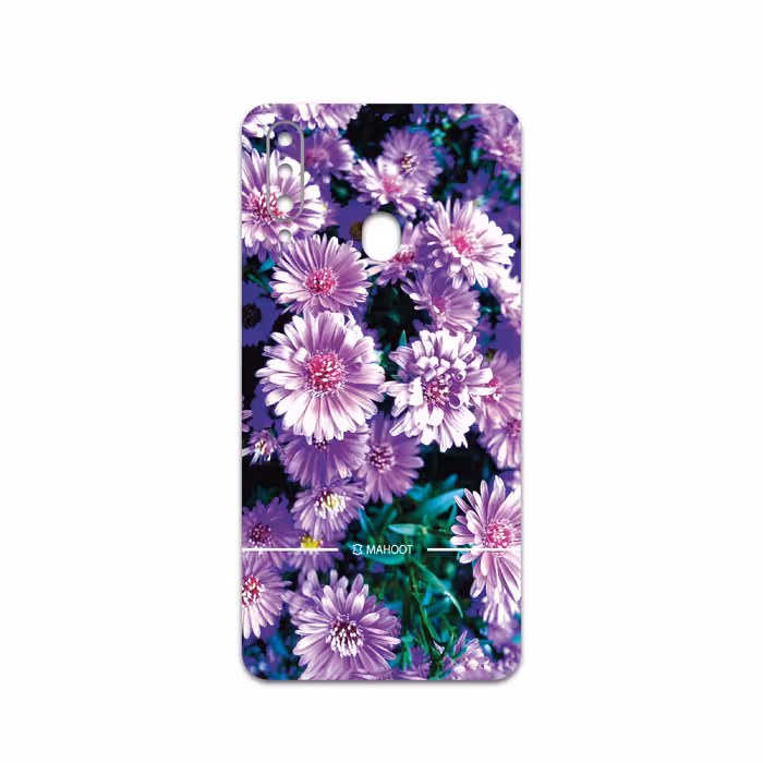 برچسب پوششی ماهوت مدل Purple-Flower مناسب برای گوشی موبایل سامسونگ Galaxy A20s